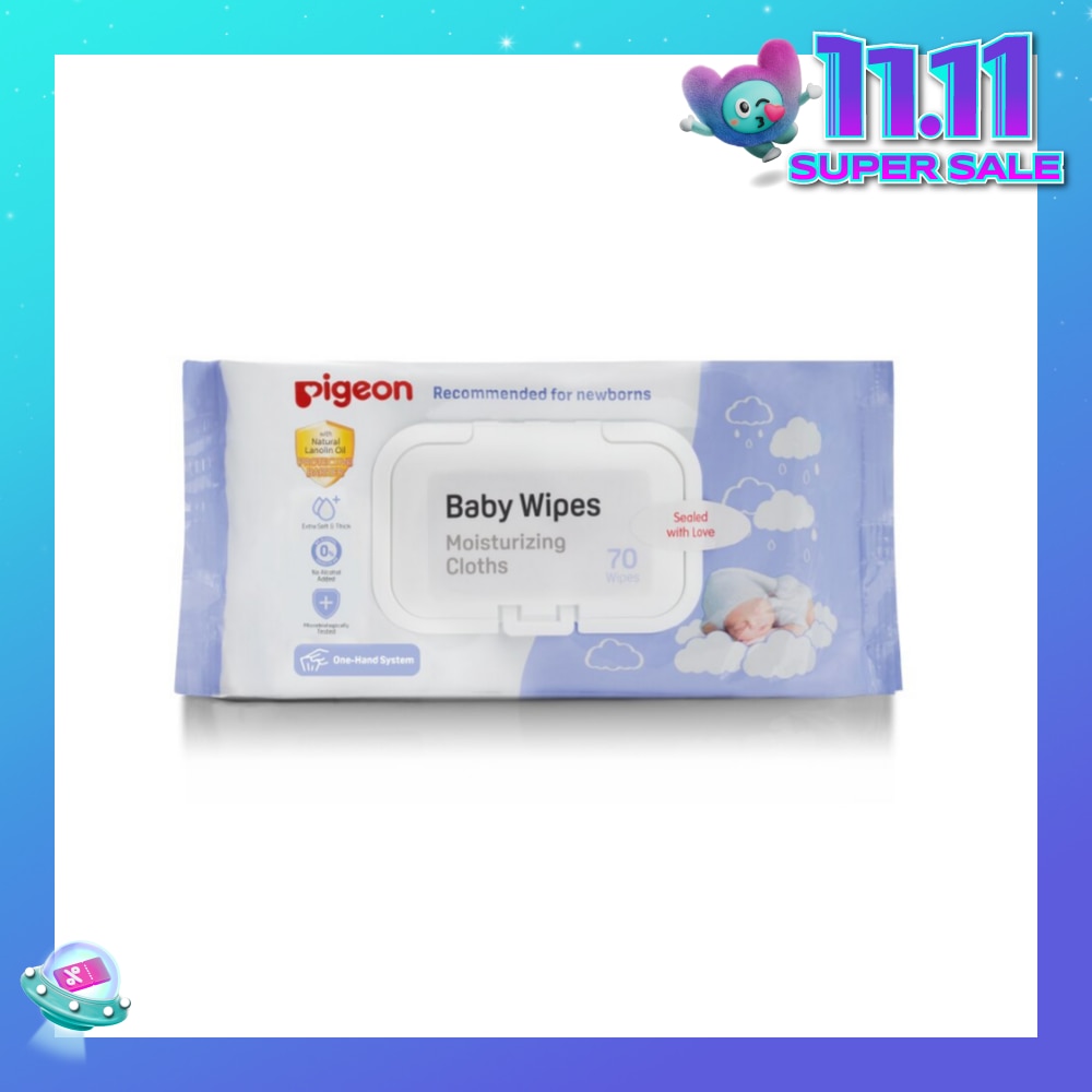 Baby Wipes Moisturizing Cloths Wipes (Recommended For Newborns & No Alcohol) 70s