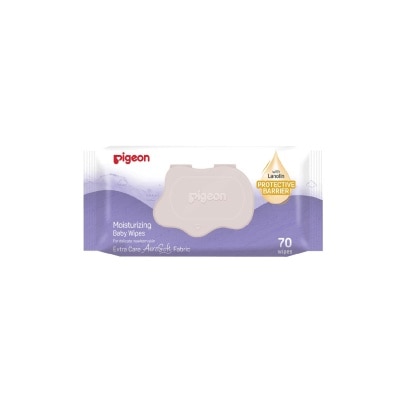 PIGEON - Baby Wipes Moisturizing Cloths Wipes (Recommended For Newborns & No Alcohol) 70s