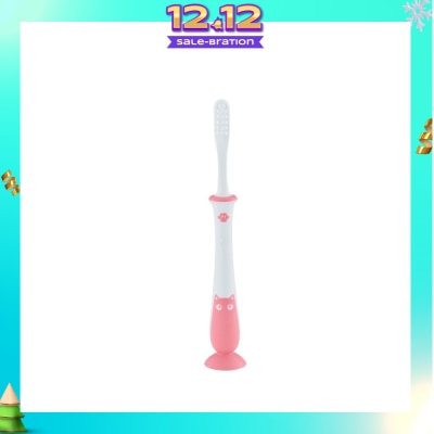 PIGEON Training Toothbrush Lesson 4 18+ Months Pink 1s