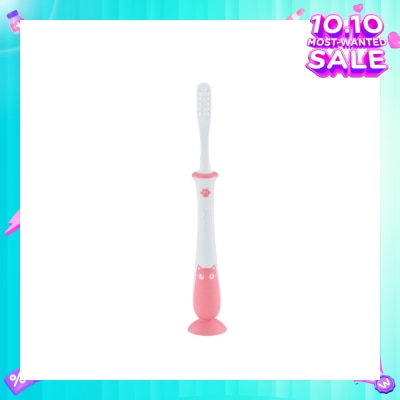PIGEON Training Toothbrush Lesson 4 18+ Months Pink 1s