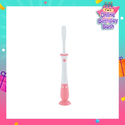 PIGEON Training Toothbrush Lesson 4 18+ Months Pink 1s