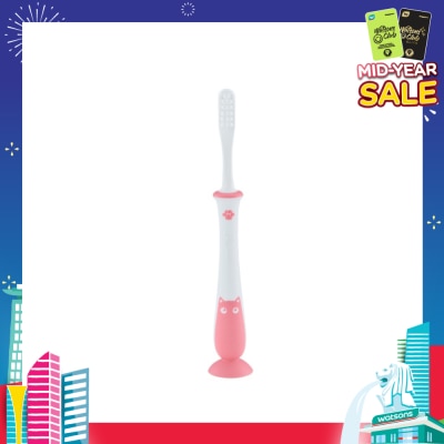 PIGEON Training Toothbrush Lesson 4 18+ Months Pink 1s