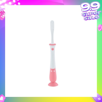 PIGEON Training Toothbrush Lesson 4 18+ Months Pink 1s