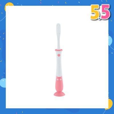PIGEON Training Toothbrush Lesson 4 18+ Months Pink 1s