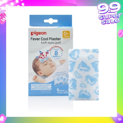 PIGEON Fever Cool Plaster Patch for Baby (Suitable for 0+ months onwards) 6s