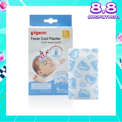 PIGEON Fever Cool Plaster Patch for Baby (Suitable for 0+ months onwards) 6s