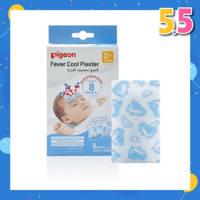PIGEON Fever Cool Plaster Patch for Baby (Suitable for 0+ months onwards) 6s