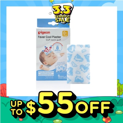 PIGEON Fever Cool Plaster Patch for Baby (Suitable for 0+ months onwards) 6s