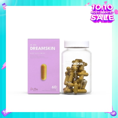 DR ORA Dreamskin Acne Supplement Capsules (Clears Acne, Reduce Inflammation, Improves Oily Skin) 60s