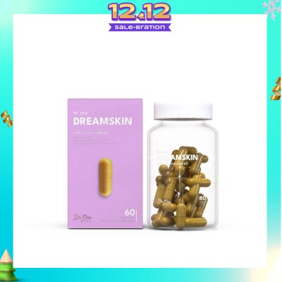 DR ORA Dreamskin Acne Supplement Capsules (Clears Acne, Reduce Inflammation, Improves Oily Skin) 60s