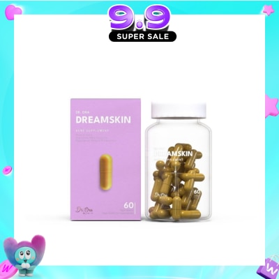 DR ORA - Dreamskin Acne Supplement Capsules (Clears Acne, Reduce Inflammation, Improves Oily Skin) 60s image