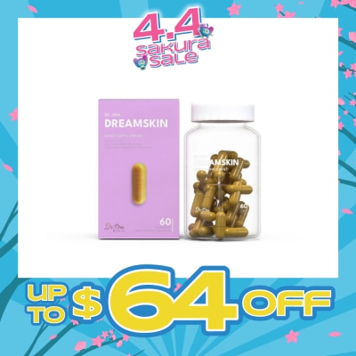 DR ORA - Dreamskin Acne Supplement Capsules (Clears Acne, Reduce Inflammation, Improves Oily Skin) 60s