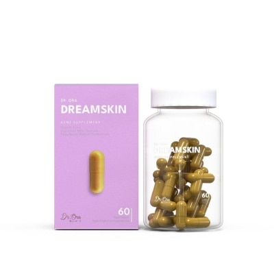 DR ORA Dreamskin Acne Supplement Capsules (Clears Acne, Reduce Inflammation, Improves Oily Skin) 60s