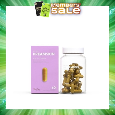 DR ORA - Dreamskin Acne Supplement Capsules (Clears Acne, Reduce Inflammation, Improves Oily Skin) 60s