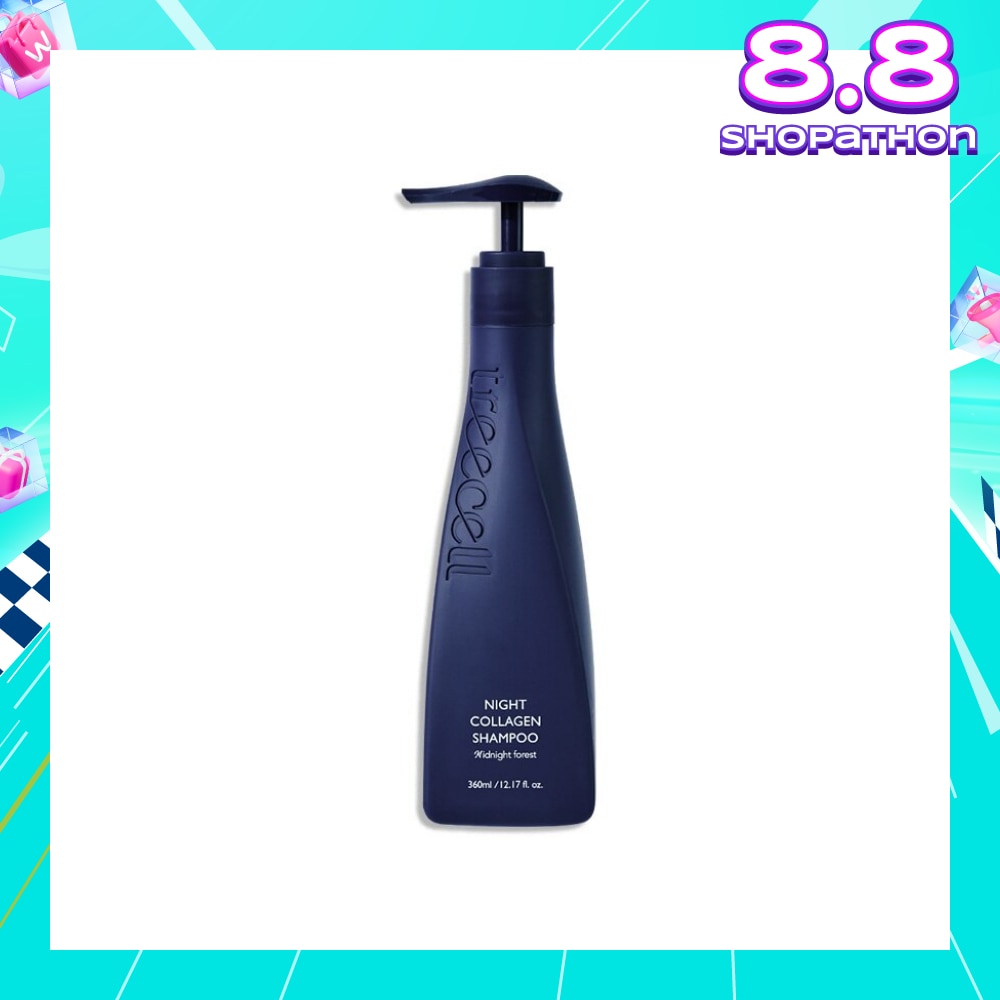 Night Collagen Refreshing Calming Relaxing Forest Scent Anti Hair Loss Shampoo Midnight Forest 360ml