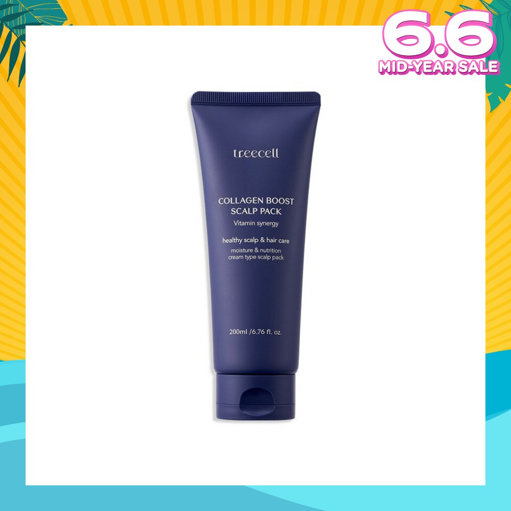 Collagen Boost Deep Nutrition Hair Elasticity Moisture Coating Scalp Elasticity Scalp Pack 200ml (Expiry: Feb`2026)