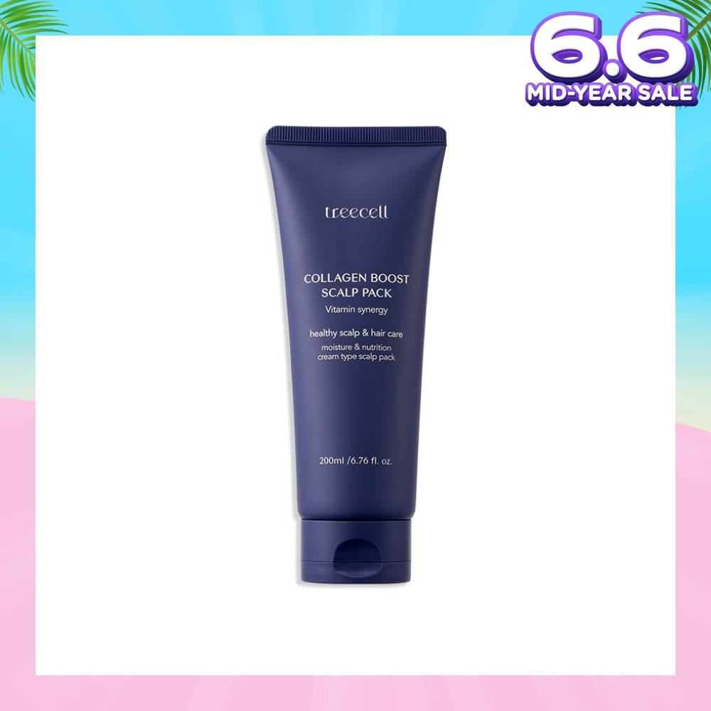 Collagen Boost Deep Nutrition Hair Elasticity Moisture Coating Scalp Elasticity Scalp Pack 200ml (Expiry: Feb`2026)