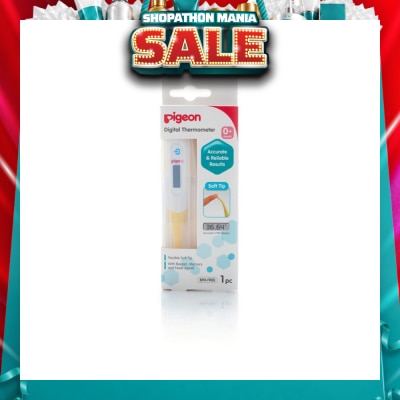 PIGEON - Digital Thermometer Flexibile Soft Tip (Suitable for 0+ months) 1s