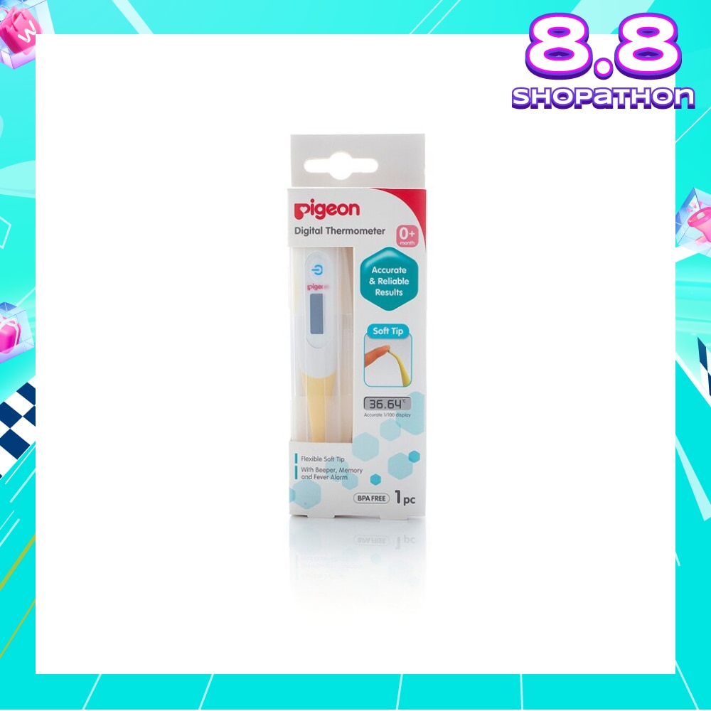 Digital Thermometer Flexibile Soft Tip (Suitable for 0+ months) 1s