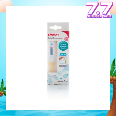 PIGEON Digital Thermometer Flexibile Soft Tip (Suitable for 0+ months) 1s