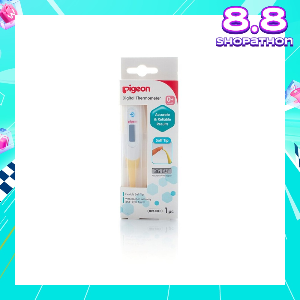 Digital Thermometer Flexibile Soft Tip (Suitable for 0+ months) 1s