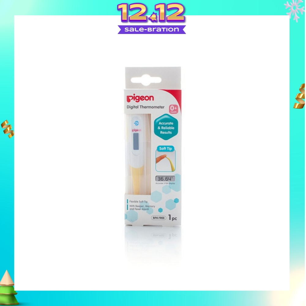 Digital Thermometer Flexibile Soft Tip (Suitable for 0+ months) 1s