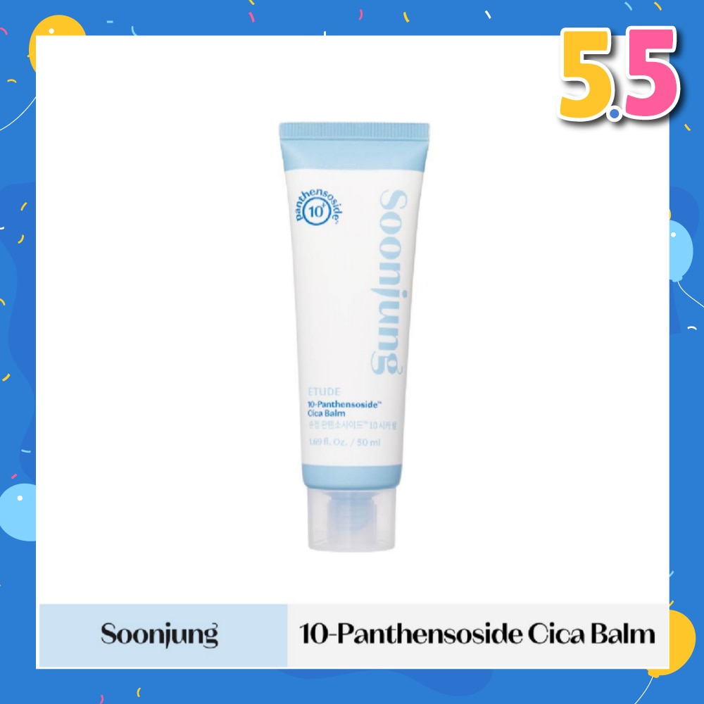 Soonjung 10-Panthensoside Cica Balm (Hypoallergenic Cica Balm For Intensive Soothing Care) 50ml