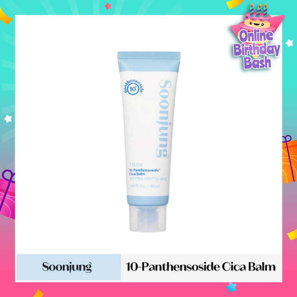 Soonjung 10-Panthensoside Cica Balm (Hypoallergenic Cica Balm For Intensive Soothing Care) 50ml
