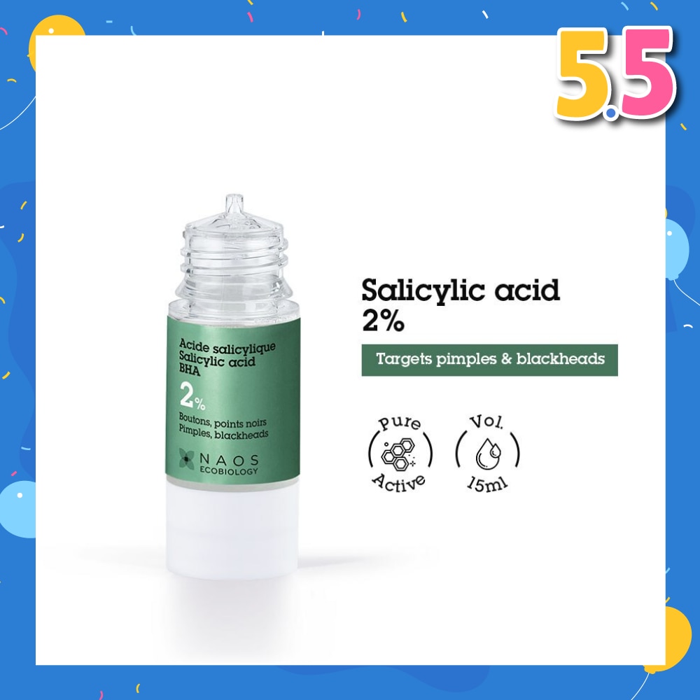 Salicylic Acid 2% BHA Serum (Target Pimples & Blackheads) 15ml