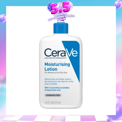 CERAVE - Daily Moisturizing Lotion (For Normal to Very Dry Skin) 473ml