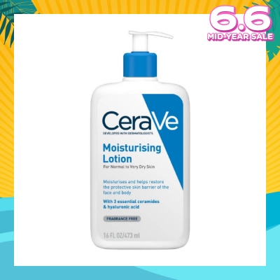 CERAVE Daily Moisturizing Lotion (For Normal to Very Dry Skin) 473ml