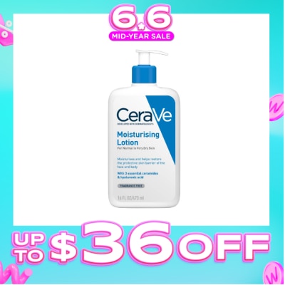 CERAVE Daily Moisturising Lotion 473ml | Derma Skin Care | Watsons