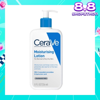 CERAVE Daily Moisturizing Lotion (For Normal to Very Dry Skin) 236ml