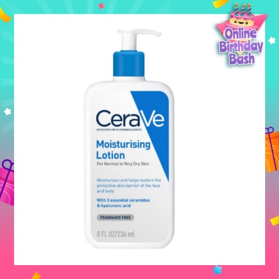 CERAVE Daily Moisturizing Lotion (For Normal to Very Dry Skin) 236ml