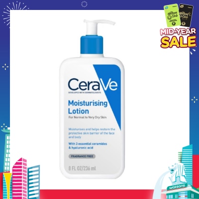 CERAVE Daily Moisturizing Lotion (For Normal to Very Dry Skin) 236ml