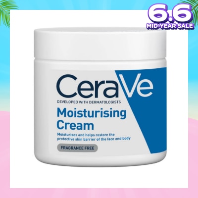 CERAVE Moisturizing Cream (Help Restore Protective Skin Barrier of Face & Body) 454g