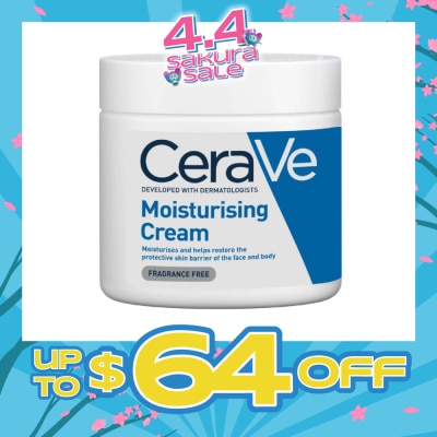 CERAVE - Moisturizing Cream (Help Restore Protective Skin Barrier of Face & Body) 454g