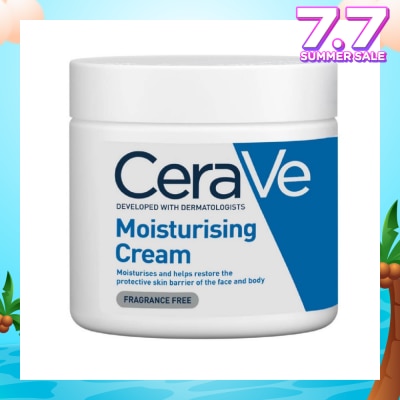 CERAVE Moisturizing Cream (Help Restore Protective Skin Barrier of Face & Body) 454g