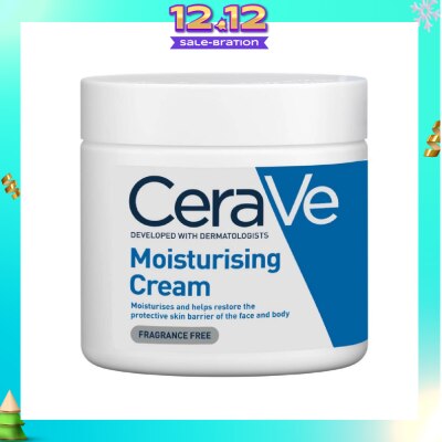 CERAVE Moisturizing Cream (Help Restore Protective Skin Barrier of Face & Body) 454g