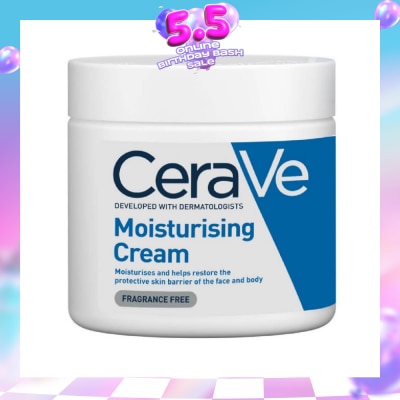 CERAVE - Moisturizing Cream (Help Restore Protective Skin Barrier of Face & Body) 454g