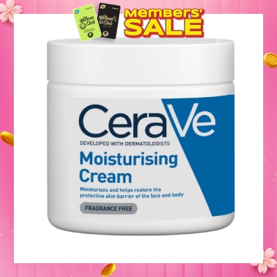 CERAVE Moisturizing Cream (Help Restore Protective Skin Barrier of Face & Body) 454g