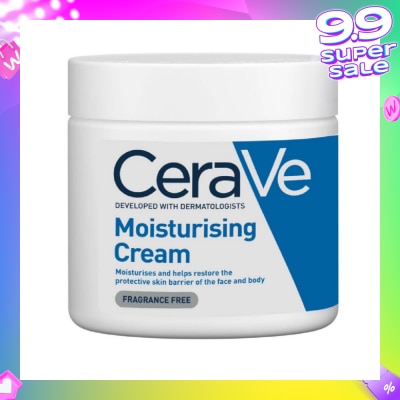 CERAVE Moisturizing Cream (Help Restore Protective Skin Barrier of Face & Body) 454g