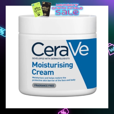 CERAVE Moisturizing Cream (Help Restore Protective Skin Barrier of Face & Body) 454g