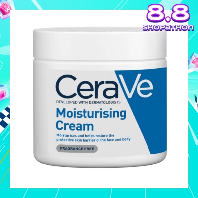 CERAVE Moisturizing Cream (Help Restore Protective Skin Barrier of Face & Body) 454g
