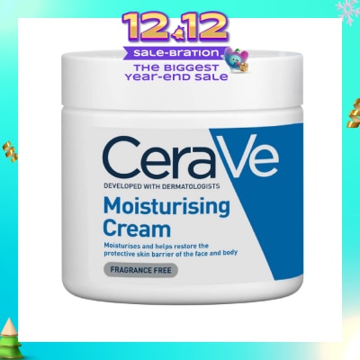 CERAVE Moisturizing Cream (Help Restore Protective Skin Barrier of Face & Body) 454g