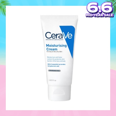 CERAVE Moisturizing Cream (For Dry to Very Dry Skin) 177ml