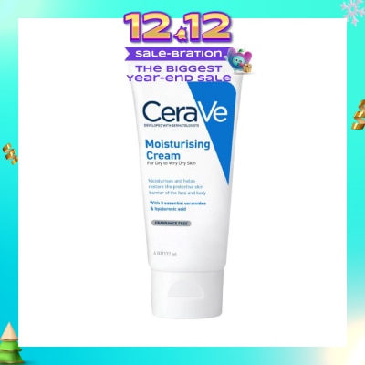 CERAVE Moisturizing Cream (For Dry to Very Dry Skin) 177ml