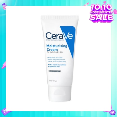 CERAVE Moisturizing Cream (For Dry to Very Dry Skin) 177ml