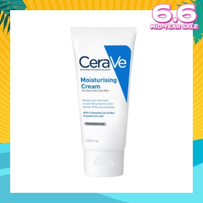 CERAVE Moisturizing Cream (For Dry to Very Dry Skin) 177ml