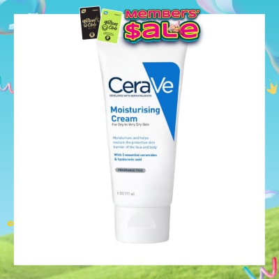 CERAVE - Moisturizing Cream (For Dry to Very Dry Skin) 177ml